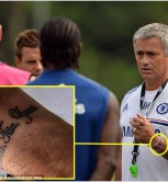Ο Μουρίνιο χτύπησε τατουάζ! (pics)